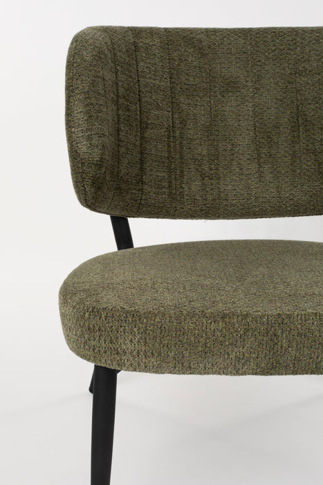Fauteuil Sanne Polyester Groen 72x62 cm-Fauteuils-Creating Home
