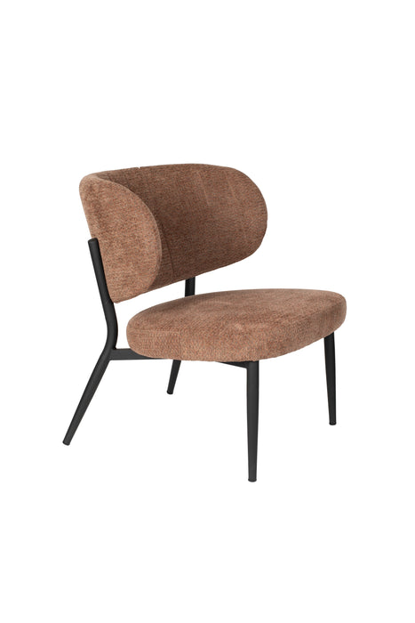 Fauteuil Sanne Polyester Oranje 72x62 cm-Fauteuils-Creating Home