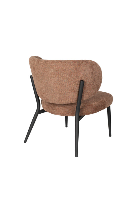 Fauteuil Sanne Polyester Oranje 72x62 cm-Fauteuils-Creating Home