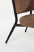 Fauteuil Sanne Polyester Oranje 72x62 cm-Fauteuils-Creating Home