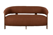 Fauteuil Sofa 2-seater Robyn Polyester Rood 71x135.5 cm-Fauteuils-Creating Home