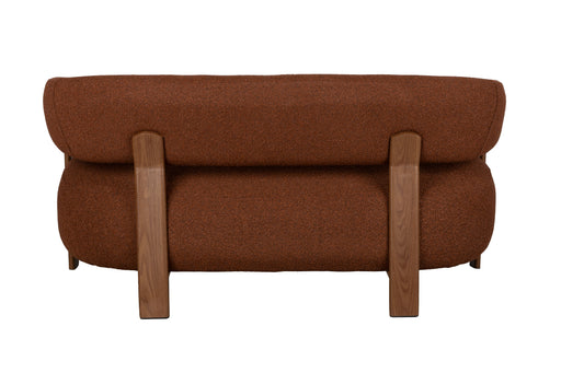 Fauteuil Sofa 2-seater Robyn Polyester Rood 71x135.5 cm-Fauteuils-Creating Home