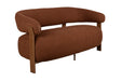 Fauteuil Sofa 2-seater Robyn Polyester Rood 71x135.5 cm-Fauteuils-Creating Home