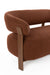 Fauteuil Sofa 2-seater Robyn Polyester Rood 71x135.5 cm-Fauteuils-Creating Home