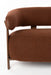Fauteuil Sofa 2-seater Robyn Polyester Rood 71x135.5 cm-Fauteuils-Creating Home