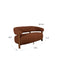 Fauteuil Sofa 2-seater Robyn Polyester Rood 71x135.5 cm-Fauteuils-Creating Home