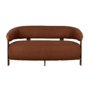 Fauteuil Sofa 2-seater Robyn Polyester Rood 71x135.5 cm-Fauteuils-Creating Home