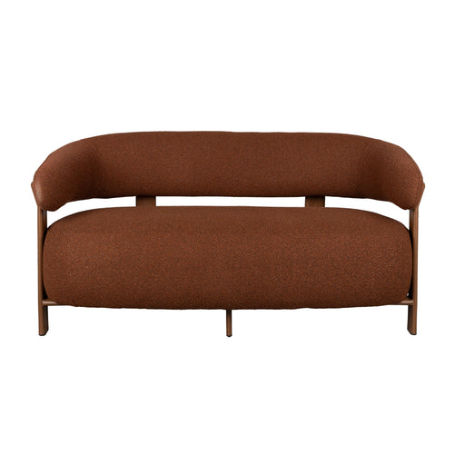 Fauteuil Sofa 2-seater Robyn Polyester Rood 71x135.5 cm-Fauteuils-Creating Home