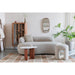 Fauteuil Sofa Noxx Polyester Beige 115x185 cm-Fauteuils-Creating Home