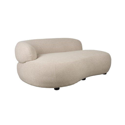 Fauteuil Sofa Noxx Polyester Beige 115x185 cm-Fauteuils-Creating Home