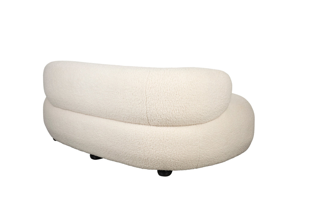 Fauteuil Sofa Noxx Polyester Wit 115x185 cm