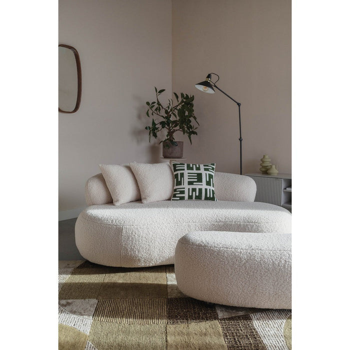 Fauteuil Sofa Noxx Polyester Wit 115x185 cm-Fauteuils-Creating Home
