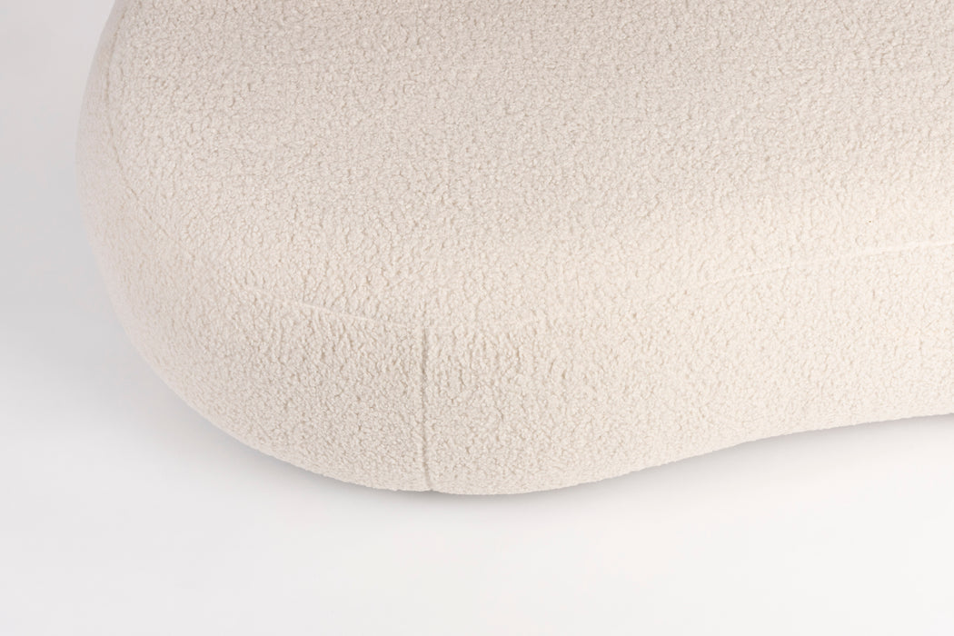 Fauteuil Sofa Noxx Polyester Wit 115x185 cm-Fauteuils-Creating Home