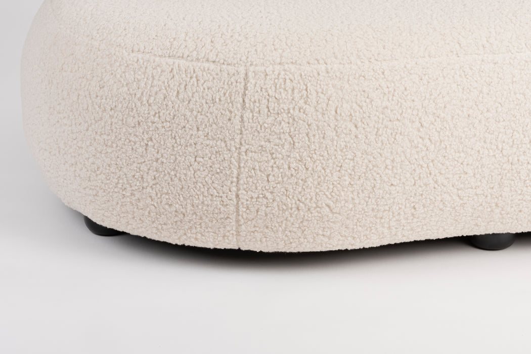 Fauteuil Sofa Noxx Polyester Wit 115x185 cm-Fauteuils-Creating Home
