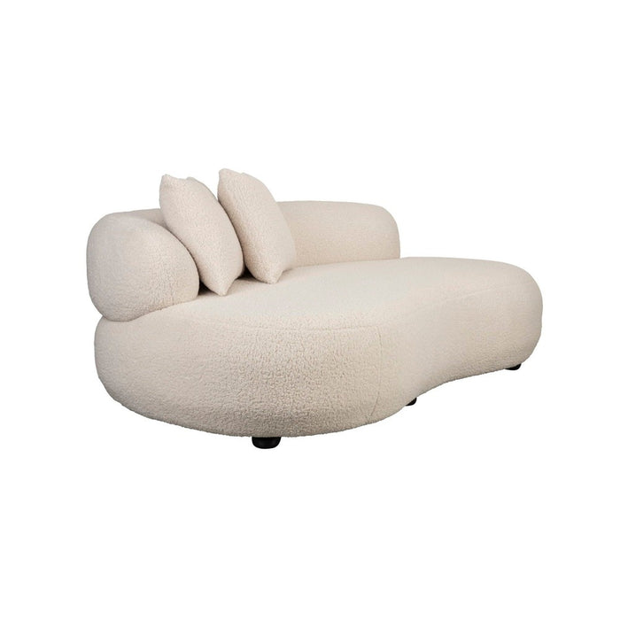 Fauteuil Sofa Noxx Polyester Wit 115x185 cm-Fauteuils-Creating Home