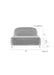 Fauteuil Sofa Polly Teddy Polyester Ivoor 71.5x125 cm-Fauteuils-Creating Home