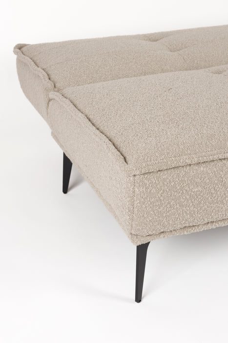 Fauteuil Sofabed Cielke Polyester Grijs 90x184 cm-Fauteuils-Creating Home
