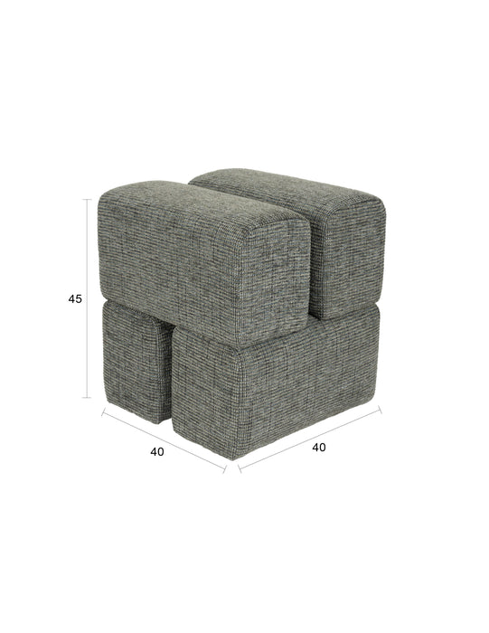 Fauteuil Staple Stool Polyester, MDF Groen, sfeerbeeld 7