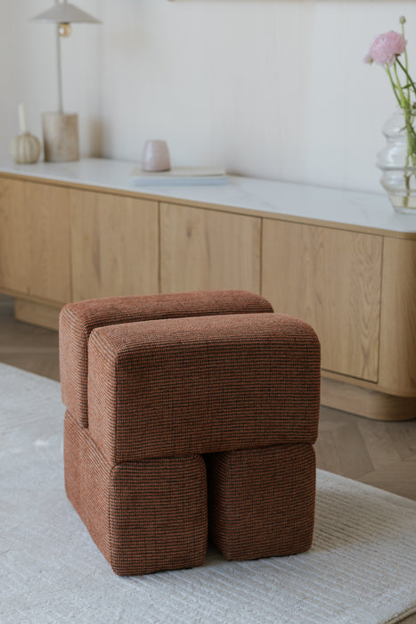 Fauteuil Staple Stool Polyester, MDF Groen, sfeerbeeld 8
