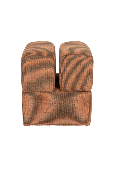 Fauteuil Staple Polyester Terracotta 40x40 cm-Krukken-Creating Home