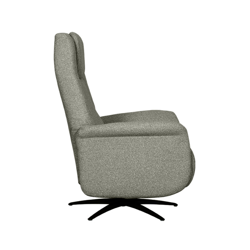 Fauteuil Stockholm Mushroom Boucle 1-Motorig 77x87x112 cm-Fauteuils-LABEL51
