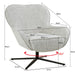 Fauteuil Sven Bisque Oasis Draaibaar 78 cm-Fauteuils-Livingfurn