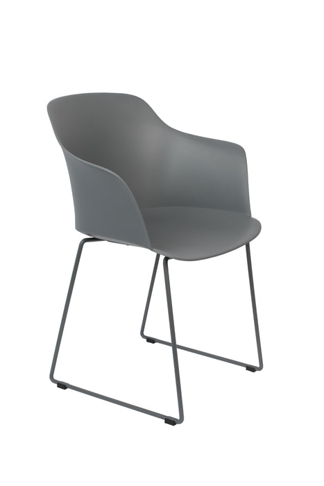 Fauteuil Tango Polypropyleen Grijs 54x58 cm-Fauteuils-Creating Home