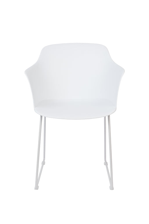 Fauteuil Tango Polypropyleen Wit 54x58 cm-Fauteuils-Creating Home