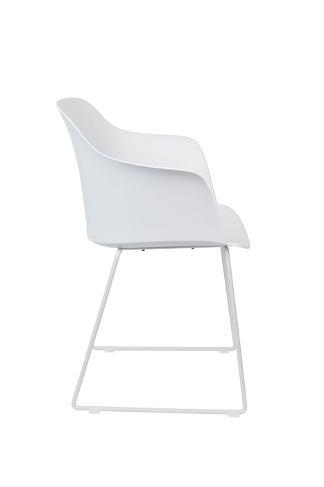 Fauteuil Tango Polypropyleen Wit 54x58 cm-Fauteuils-Creating Home