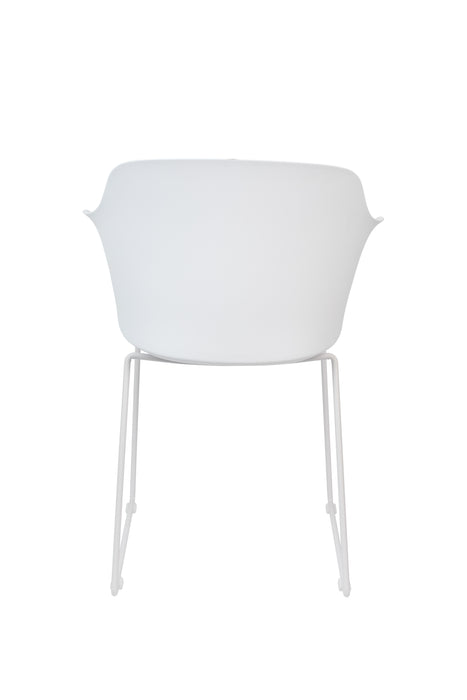 Fauteuil Tango Polypropyleen Wit 54x58 cm-Fauteuils-Creating Home