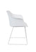 Fauteuil Tango Polypropyleen Wit 54x58 cm-Fauteuils-Creating Home