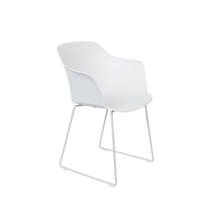Fauteuil Tango Polypropyleen Wit 54x58 cm-Fauteuils-Creating Home