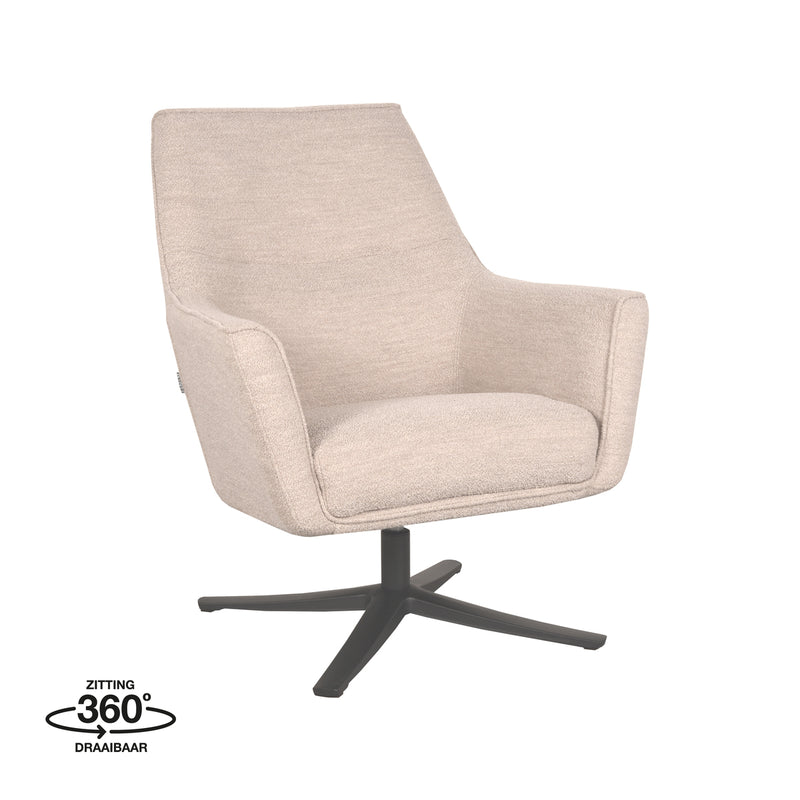 Fauteuil Tod Naturel Boucle - 76x75x90 cm-Fauteuils-LABEL51