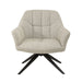 Fauteuil Tom Zand Draaibaar 74 cm 74x76x79 cm-Fauteuils-Livingfurn