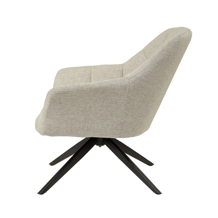 Fauteuil Tom Zand Draaibaar 74 cm 74x76x79 cm-Fauteuils-Livingfurn