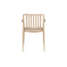 Fauteuil Tuinstoel Amae Polypropyleen Beige 57x53 cm-Fauteuils-Creating Home