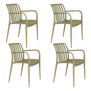 Tuinstoel Amae Polypropyleen Groen 57x53 cm-Eetkamerstoelen-Creating Home