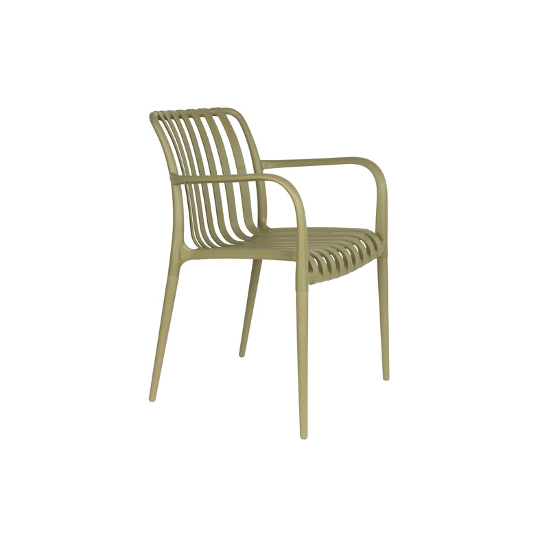 Tuinstoel Amae Polypropyleen Groen 57x53 cm-Eetkamerstoelen-Creating Home