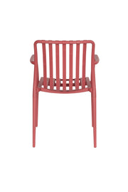 Tuinstoel Amae Polypropyleen Rood 57x53 cm-Eetkamerstoelen-Creating Home