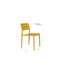 Fauteuil Tuinstoel Serra Ochre Polypropyleen Geel 53x42 cm-Fauteuils-Creating Home