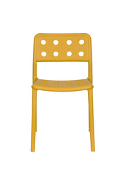 Tuinstoel Serra Ochre Polypropyleen Geel 53x42 cm-Eetkamerstoelen-Creating Home