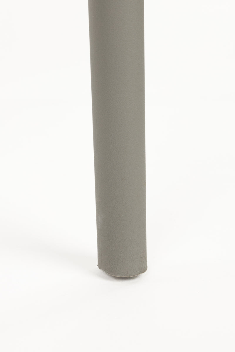 Tuinstoel Serra Polypropyleen Grijs 53x45.5 cm-Eetkamerstoelen-Creating Home