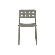 Tuinstoel Serra Polypropyleen Grijs 53x45.5 cm-Eetkamerstoelen-Creating Home