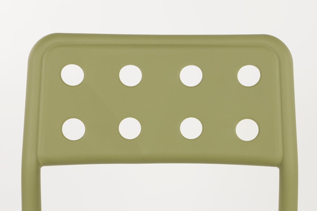 Fauteuil Tuinstoel Serra Polypropyleen Groen 53x45.5 cm-Fauteuils-Creating Home