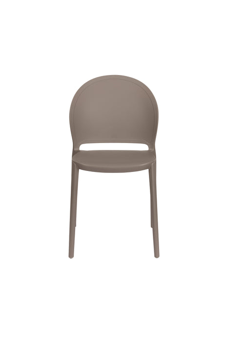 Fauteuil Tuinstoel Sjoerd Polypropyleen Grijs 52x45 cm-Fauteuils-Creating Home