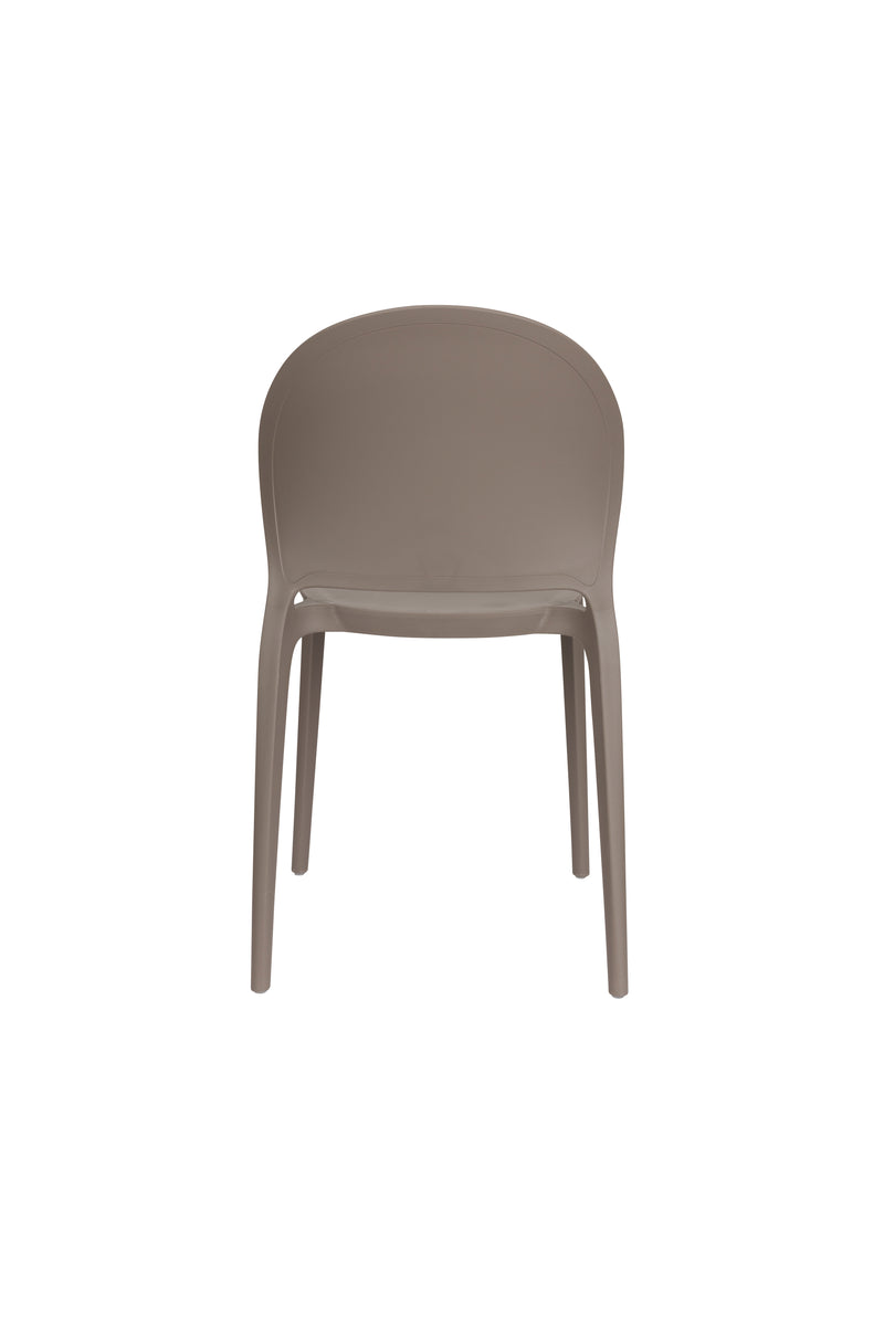 Tuinstoel Sjoerd Polypropyleen Grijs 52x45 cm-Eetkamerstoelen-Creating Home