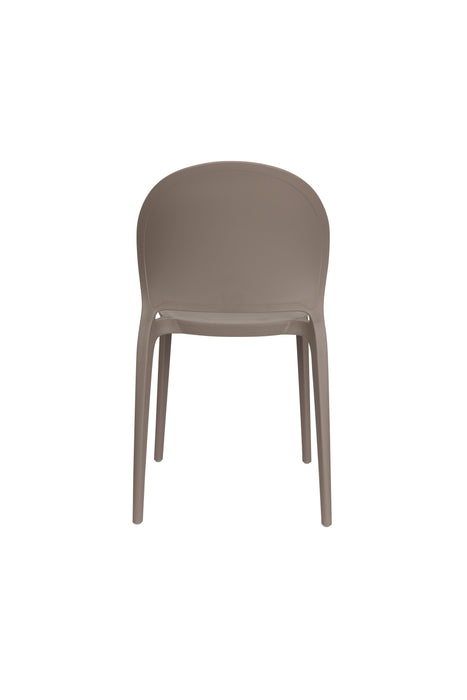 Fauteuil Tuinstoel Sjoerd Polypropyleen Grijs 52x45 cm-Fauteuils-Creating Home