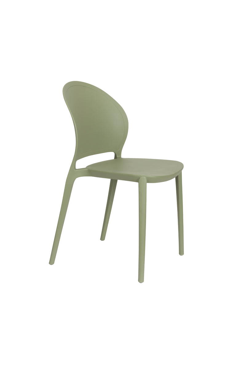 Tuinstoel Sjoerd Polypropyleen Groen 52x45 cm-Eetkamerstoelen-Creating Home