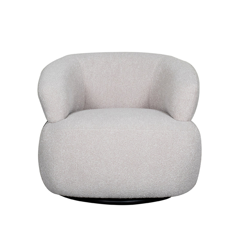 Fauteuil Valenza Naturel Boucle #2 84x81x75 cm-Fauteuils-LABEL51