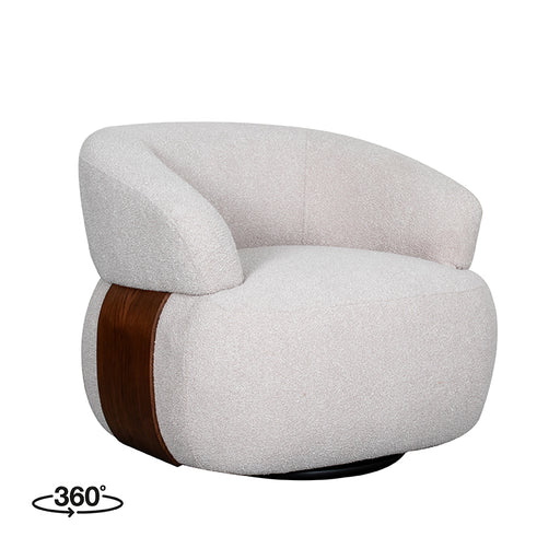 Fauteuil Valenza Naturel Boucle #3 84x81x75 cm-Fauteuils-LABEL51